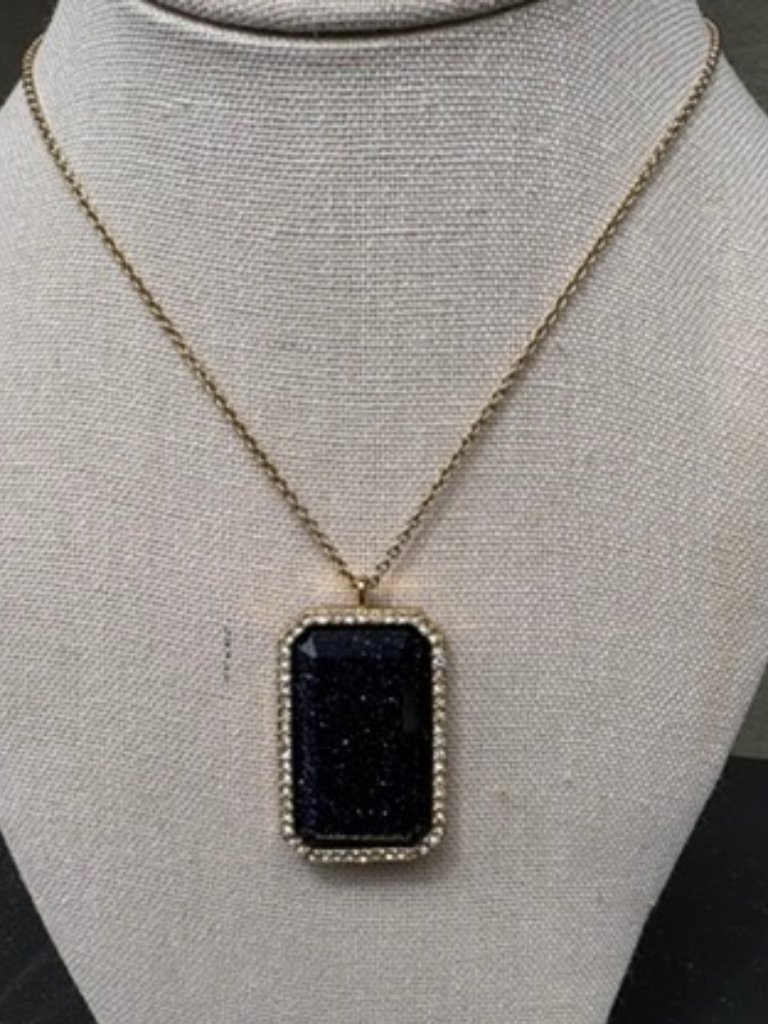 Kate Spade Night Sky Jewels Pendant Necklace - Gold, Crystal, Midnight Blue